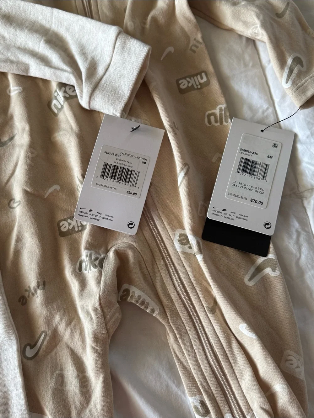 NWT Nike Baby Footed Pajama Bundle | 6M & 9M